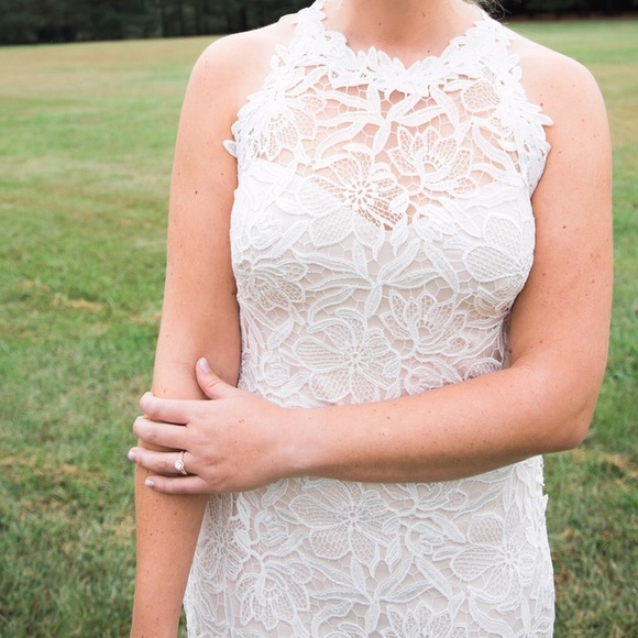 Tadashi Shoji Vista Wedding Dress (BHLDN), size 8 - Picture 5 of 8